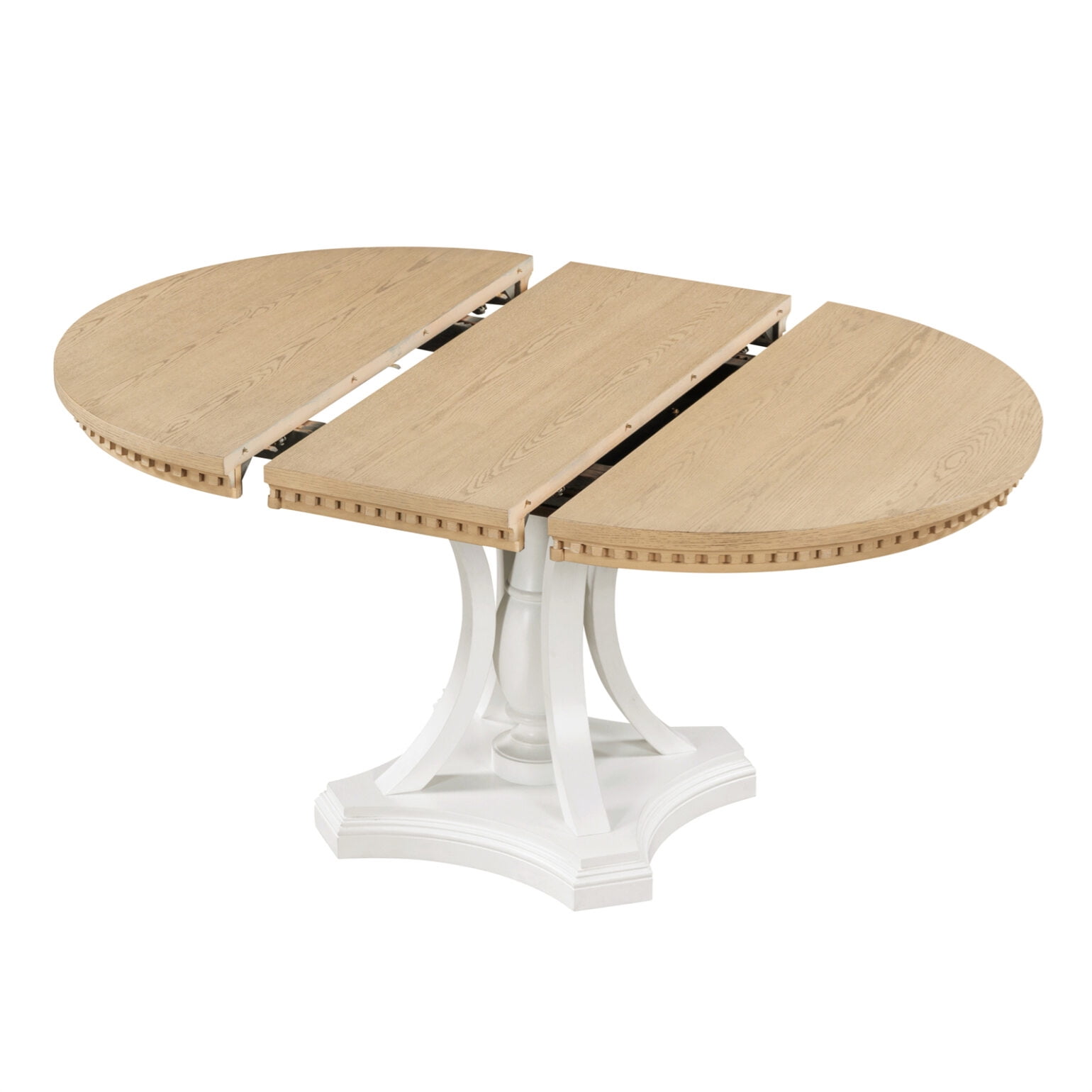 ★mi★ColemanNaturalWoodRollTable 90 Marlow Natural Wood Round Dining Room Set from Coleman