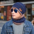 thumbnail image 4 of Adultos Grueso Cálido Mantener Invierno Cálido Sombrero Bufanda Niño Niña Tejido Beanie Conjunto de pañuelo para el cuello GeweYeeli PS6494-05, 4 of 5