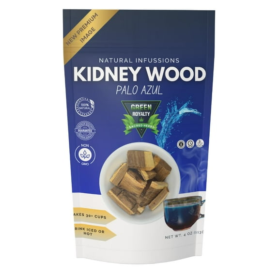 Kidney Wood Herbal Tea/Makes 30+ Cups (Palo Azul) handmade by Nature100% natural fresh tea, non-GMO, gluten-free.