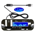 thumbnail image 1 of Led Light Signs for Car, Blue Taxi Sign Light Windshield, Glow LED Sign Decal Stickers w. Suction Cups Flashing Hook on Car Window LED Bright Lights USB Plug for All Cars, 1 of 6