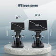 thumbnail image 2 of Microscopio digital USB de 48MP Luminosidad 1440P Velocidad de zoom ajustable 500X-1000X Compatible con tarjeta TF de 32G con pantalla IPS grande de 7 pulgadas con control remoto Compatible con sistem, 2 of 8