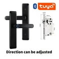 thumbnail image 2 of Door Lock, Tuya Digital Electronic Lock Smart Biometric Fingerprint Locks Password Keyless Entry Door Lock For For House Home Office ,Easy to Install, 2 of 8
