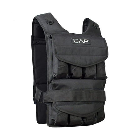 cap barbell adjustable weighted vest, 40 lb (The Best Weighted Vest)