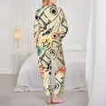 thumbnail image 5 of Bingfone Womens Pajama Sets Rockets Print,Long Sleeve Loungewear Pajamas Set-X-Large, 5 of 9