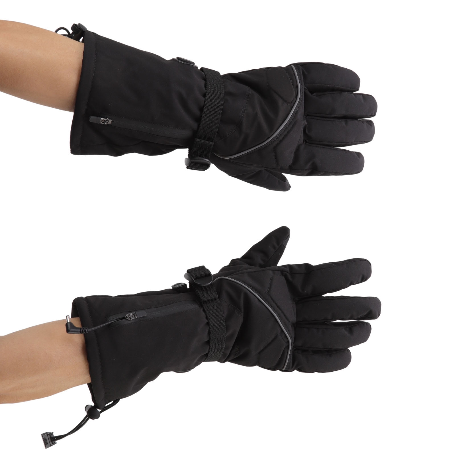 BOKYAN Electric Heated Gloves for Men Women, Battery Powered Heating Thermal Gloves for Winter Skiing and Cycling, 11.8 inches / 30 cm
