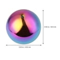 thumbnail image 2 of HAMPPLIES 2 Pcs Globe en Métal en Acier Inoxydable Coloré Rond Article Décoratif, 2 of 8