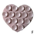 thumbnail image 6 of QHUDLV Heart Shape Double Sided Suction Holder,Multi Purpose Phone Stand,Silicone Secure Grip, 6 of 9