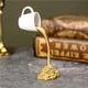 thumbnail image 5 of Taza de café flotante, escultura de taza, estatua de resina, adorno Fengshui de cocina, estatuilla de moneda derramada, 5 of 6