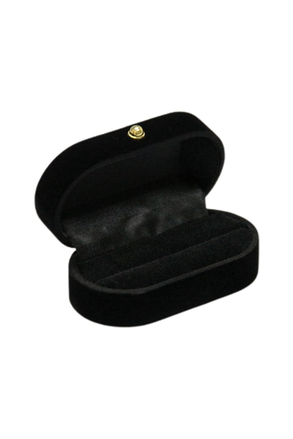 Portable Double Ring Box Velvet Jewelry Ring Box Proposal Engagement Bands for C