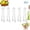 5PCS, variant on 10 Pcs Plastic Buffet Serving Tongs, Plastic Serving Tongs, Clear Kitchen Plastic Tongs,Clear Kitchen Tongs Mini Serving Utensil Tongs for Food Ice Salad Buffet Barbecue Cookies