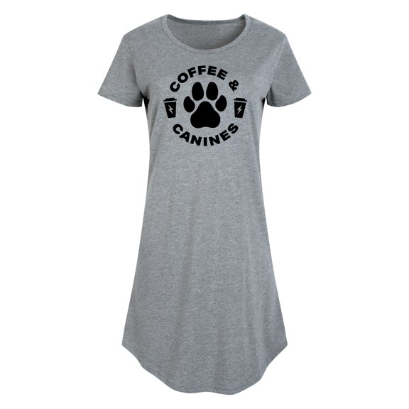 Instant Message - Coffee And Canines - Women's Any Way Dress