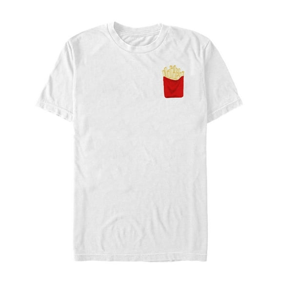 Men's Lost Gods French Fries  Graphic Tee White X Large
