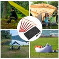 thumbnail image 6 of Uxcell 18cm Y-Beam Aluminum Tent Stakes with Pull Rope Kit 6Pcs and a Storage Bag, Red 1 Set, 6 of 7