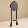 thumbnail image 4 of 24" Vinyl Padded Folding Stool, Black, 4 of 9