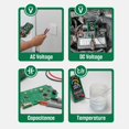 thumbnail image 5 of Smart Digital Multimeter, 6000 Counts, AC/DC Voltage & Current Tester, NCV Detection, Resistance, Continuity, Capacitance, Hz%, Temperature, Live Wire Tester, 5 of 7