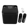 thumbnail image 2 of Mini Karaoke Machine,  Karaoke Speakers Portable Black Easy To Control Powerful Subwoofer Wide Application  for Party for Camping, 2 of 7