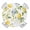 Lemon Yellow, variant on Snowman Red Christmas Round Tablecloth for 55-60 Inch Tables, Fitted Table Cover with Elastic Edge, Winter Snowflake Xmas Tree Waterproof Outdoor Table Cloth Protector for Patio Garden Dinner Picnic