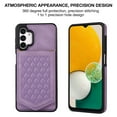 thumbnail image 2 of Galaxy A13 4G/5G 6.5" Wallet Case, Allytech Crossbody Shoulder Carrying Purse Cover RFID Blocking Card Slots Holder Flip PU Leather Stand Shockproof Case for Samsung A13 2022, Purple, 2 of 7
