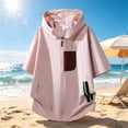 thumbnail image 2 of hotojiny Men's UPF50+ Full Zip Jacket Short Sleeve Sun Protection Quick Dry Rash Guard Athletic Hooded T-Shirt for Fishing Beach, 2 of 6