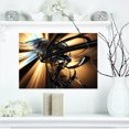 thumbnail image 1 of Fractal 3D Marron Foncé Enchevêtrement - Impression sur Toile Abstraite, 1 of 3
