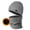 Gray, variant on WMCAPS Unisex Fleece Lined Beanie & Scarf Set Gifts for Men Women, Thick Fleece Warmer Neck Face Scarf Set, Stocking Caps with Scarf (Black)