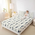 thumbnail image 4 of Homewish Basketball Game Bed Sheets,Sport Trophy King Sheets,Beige Gray Sheet Set For Boys Kids,Breathable Home Decor,4pcs, 4 of 7