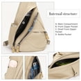 thumbnail image 6 of KL928 Nylon Sling Bag Small Crossbody Backpack Shoulder Casual Daypack for Cycling Hiking Travel, 6 of 7
