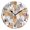 Black, variant on Cartoon Kitten Wall Clock 10in Round Artistic Oil Painting Home Decor Desk Table Clock