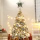 thumbnail image 2 of Decoraciones de Navidad Al Aire Libre Decoración Del Árbol de Navidad con Luces de Navidad en la Parte Superior Del Árbol. Árbol de Navidad Superior, Utilizado para la Decoración de Navidad Luces de N, 2 of 9