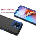 thumbnail image 7 of For Motorola Edge Plus 2023 Case, Heavy Duty Rugged Deferder Case with [Belt Clip Holster], Shockproof Full Body Protection Kickstand Cover, Black+Orange, 7 of 7