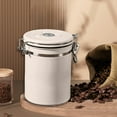 thumbnail image 1 of JMYHOAM Kitchen Gadgets Coffee Pea Storage Jar Coffee Powder Milk Powder Airtight Jar Storage Organiser Pea Storage Jar Vacuum one Way Venting Home and Kitchen on Clearance, 1 of 6
