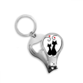 thumbnail image 1 of Amantes de los gatos sihouette animal Valentine Toenail Clipper Cutter, 1 of 3