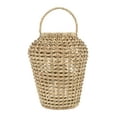 thumbnail image 1 of Bloomingville 18"H Handwoven Water Hyacinth Lantern with Glass Insert & Handle, 1 of 1