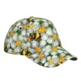 thumbnail image 3 of Daiia Bees And Flower Baseball Cap Men Women Classic Adjustable For Running Workout And Outdoor Activitie All Season Dad Hat Gift, 3 of 9