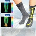 thumbnail image 6 of NovForth Winter Warm Thermal Socks for Men , Heated Socks for Women, Extra Thick Merino Wool Hiking Socks Crew Boot Socks,Perfect for extreme cold weather (2 pairs/4 pairs), 6 of 7