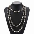 thumbnail image 1 of 2023 Nueva Moda Multicapa Perlas Simuladas Cristal Rhinestones Maxi,perla, 1 of 4