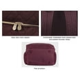 thumbnail image 2 of Fisher-Price 17”L Signature Morgan Quilted Multi-Pocket Diaper Bag Backpack with Matching Changing Pad, Insulated Bottle Pocket, Tablet Pocket and Stroller Straps in Burgundy, 2 of 9