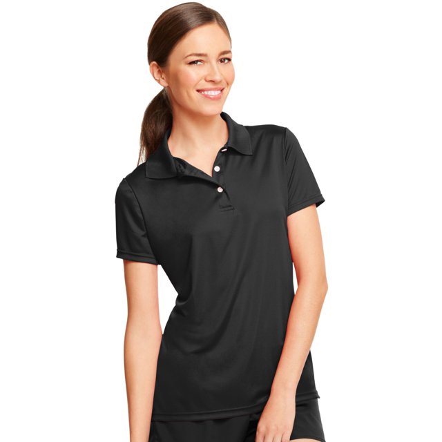 Hanes Cool Dri Sport pour Femmes, 3TG, Noir