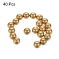 thumbnail image 3 of Uxcell 40 pack Precision Solid Brass Bearing Balls 3/8" Industrial Brass Ball Spheres, 3 of 4