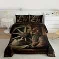 thumbnail image 2 of Homewish Western Cowboy Boots 2pcs Bedding Comforter Set for Boys Girls,Retro Vintage Twin Comforter Sets,Rustic Farmhouse Breathable Bedding Set,Luxury Bedroom Decor,Reversible, 2 of 8