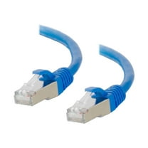 C2G 10ft Cat6a Snagless Shielded (STP) Network Patch Ethernet Cable Blue - Patch cable - RJ-45 (M) to RJ-45 (M) - 3.05 m - STP - CAT 6a - snagless, stranded - blue