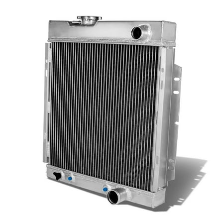 For 1964 to 1966 Ford Mustang Full Aluminum 3 -Row Racing Radiator - 1 Gen Sherlby V8 Manual MT only