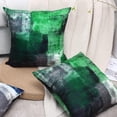 thumbnail image 2 of Green 20X20 Pillow Covers Set of 2, Gray White Abstract Art Aesthetic Square Accent Decorative Throw Pillow Covers, Soft Throw Pillows for Couch Sofa Bedroom Living Room, 2 of 6