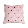 thumbnail image 2 of Valentines Pillow Covers 18x18 Inch, Lover Heart Bow Throw Pillow Covers, Knitting Jacquard Pillow Cover for Valentines Day Decorations, Soft Plush Faux Fur Pillow Case for Bedroom Couch Sofa, Pink, 2 of 7