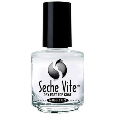 Seche Vite Dry Fast Top Coat, 0.5 oz (Pack of 3) (Best Treatment For Dry Nails)