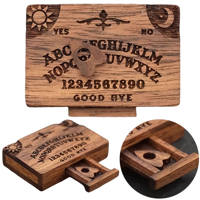 Board Ouija Tablero Miniatura Spirit 2/4 PCS Con Cajón Tantquettes para La Del