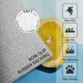 thumbnail image 2 of 2x3 Rug, Lemon Door Mat Washable Non Slip Soft for Entryway, Fruit Rug, Summer Carpet, Lemon Home Decor & Gifts, 2 of 7