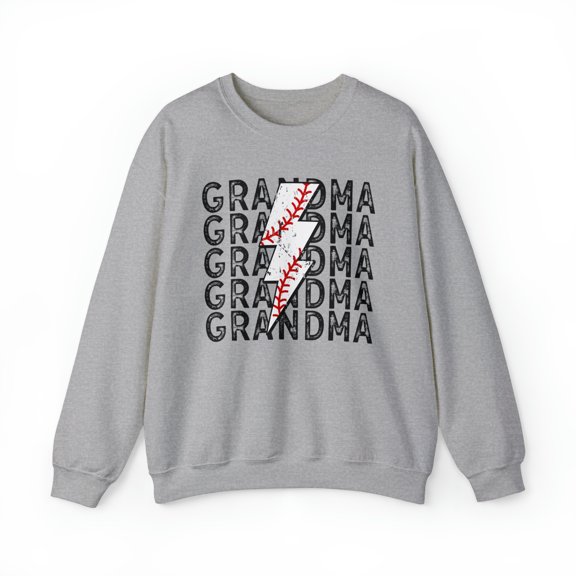 Baseball Grandma Sweatshirt, Gifts, Crewneck