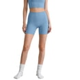 thumbnail image 2 of Sunnin Women Biker Shorts High Waist Tummy Control Solid Color Yoga Workout Shorts, 2 of 5