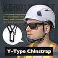 thumbnail image 6 of KAYGO Vented Hard Safety Helmet, ABS Work Helmet with Adjustable 6-Point Suspension, ANSI Z89.1 Certified,White, 1 Count, 6 of 8
